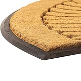 NoTrax C04 Crescent Coir Mat for Indoor/Outdoor Use 24"x39"