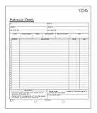 Adams Purchase Order Books, TC8131, Case of 5