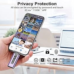Flash Drive for iPhone 256GB, AUAMOZ USB iOS Memory