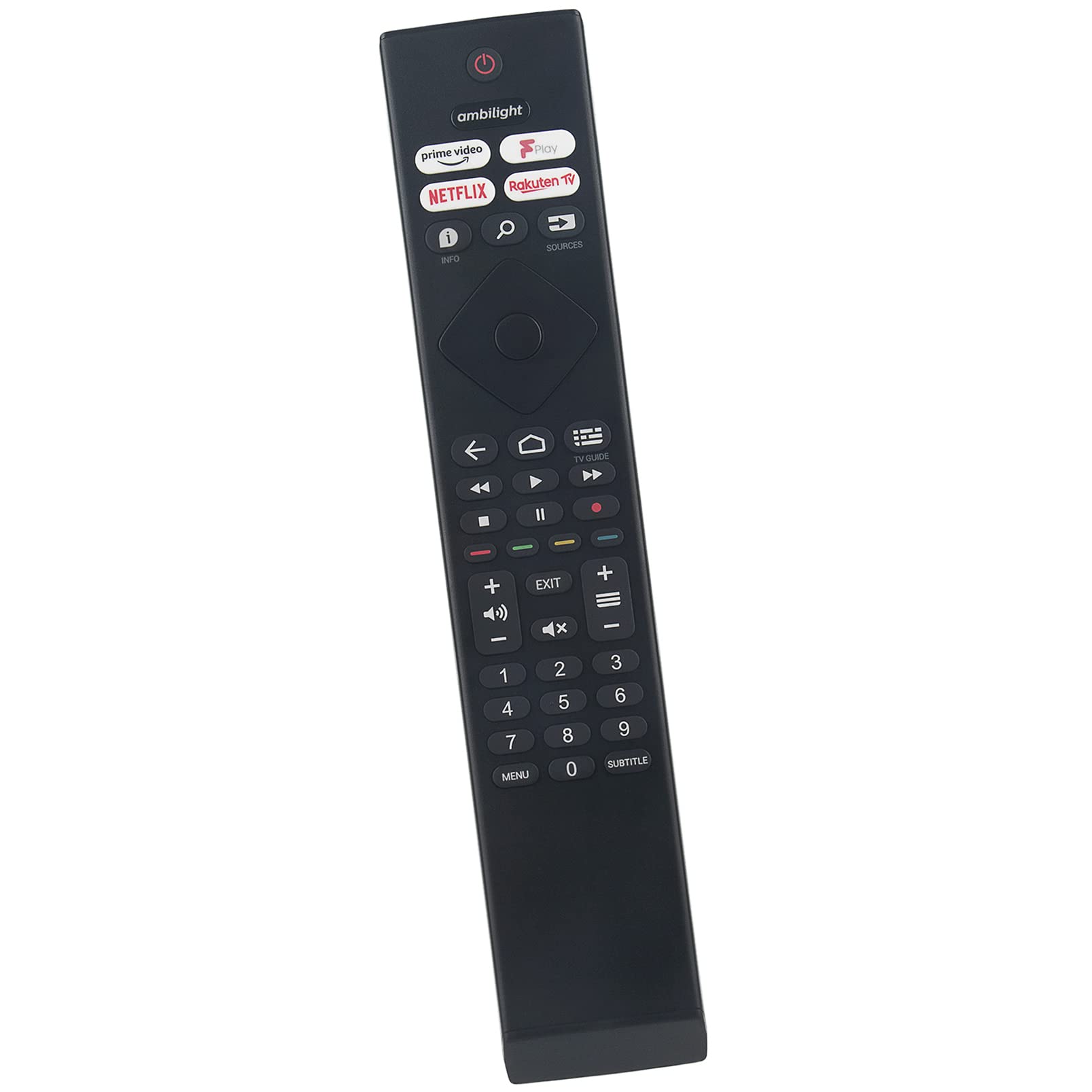 ALLIMITY Remote Control Replace fit for Philips 4K Ultra HD LED TV 996592101491 398GR10BEPHN0043HR2111 HR45B-GJ04 43PUS8506 50PUS8506 58PUS8506 65PUS8506 70PUS8506 75PUS8506