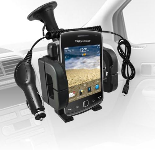 N4U Accessories Blackberry 9380 Curve Windscreen Mount Car Holder & Car Charger