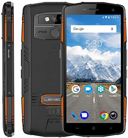 LEAGOO XRover Rugged Phone 6GB+128GB 5000mAh Battery Face ID & Fingerprint Identification 5.72 inch Android 8.1 MTK6763 Octa Core GSM & WCDMA & FDD-LTE (Black)