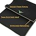 Aurorae Synergy 2 in 1 Yoga Mat; with Integrated Non Slip Microfiber Towel. Best for Hot, Ashtanga, Bikram and Active Yoga Where You Sweat and Slip; Stops Slipping and Bunching; Patent Protectedthumb 2