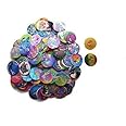 BooTool(TM) POG Milk Cap and Slammers Game POGS Milkcap Assortment - 102 Pc