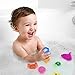 11 PCs Bath Toys for Toddlers 1-3, Sprinkle Water Lab with Sea Animals Water Toys, Stacking Cups and Fishing Net Bathtub Toys