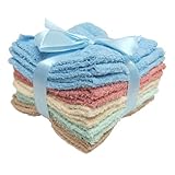 Main Street 11-pack 100% Cotton Wash Cloths - 4 Colors - 12x12
