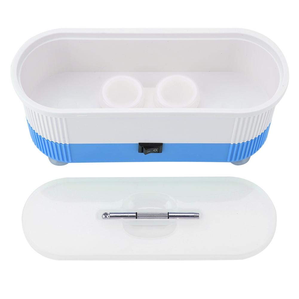 Eyeglass Cleaner, Portable Household Professional High-frequency Vibration Small Size Machine for Jewelry, Eyeglasses, Rings, Coins, Denture, Utensils, Chain: Beauty