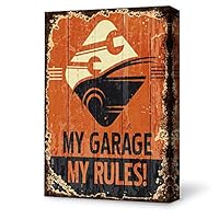 signwin-Canvas Wall Art-Vintage Rustic Style-Canvas Prints Home Artwork Decoration for Cafe Bar - 12x18 inches