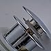 ROVATE Bathroom Faucet Vessel Vanity Sink Pop Up Drain Stopper with Overflow, Chrome