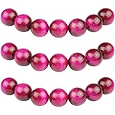 MJDCB Stone Beads 6mm 60pcs Round Rose Red Tiger's Eye Loose Gemstone Bead Charms for Jewelry Making Bracelet Necklace Earring Pendant