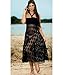 Mansy Women's Lace Knit Crochet Beach Skirt Bikini Cover Up