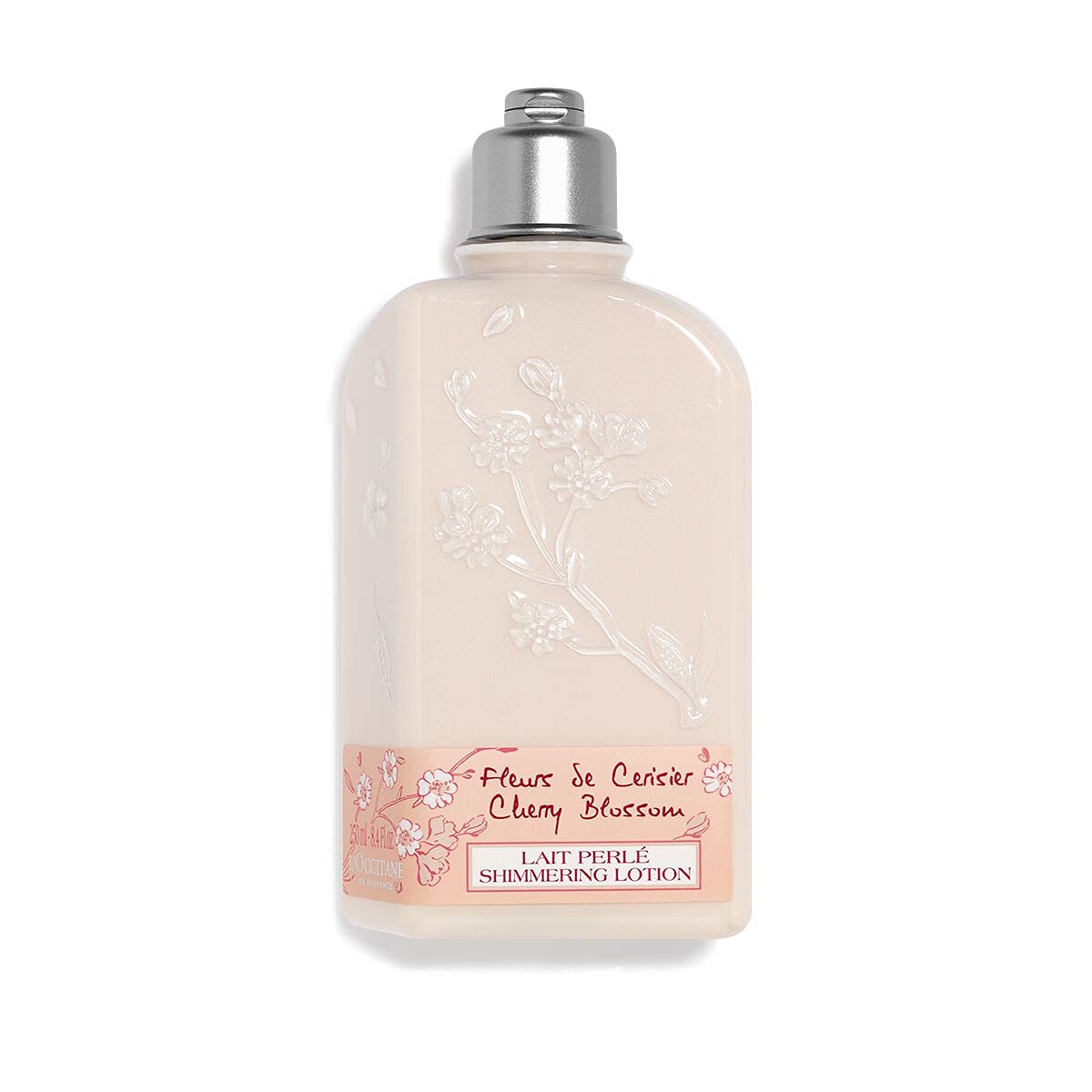 L'OCCITANE Cherry Blossom Body Lotion 250ml, Hydrating & Softening, Cherry Extract, Enriched with Shea Butter, Delicate & Floral Scent, Luxury Body Care