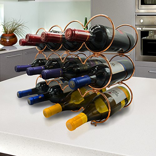 3 Sorbus+3+Tier+Stackable+Wine+Rack