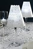 David Tutera Lace Print Vellum Wrap Shades, 12/Pkg