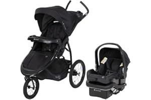 Baby Trend Expedition® Race Tec™ Plus Jogger Travel System with EZ-Lift™ Plus Infant Car Seat, Ultra Black