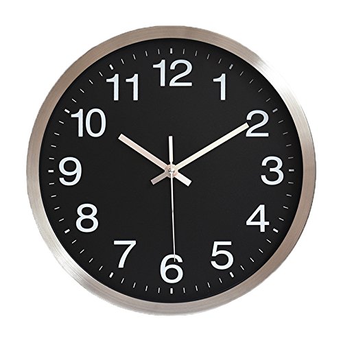 Benefitsheen Universal NonTicking & Silent 12Inch Wall Clock Large