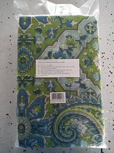 J&J home fashion over the door replacement pad,green 42X14inch