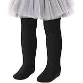 techcity Baby Toddler Girls Tights Seamless Cable Knit Cotton Leggings Pants Stockings for Infant Baby Girl