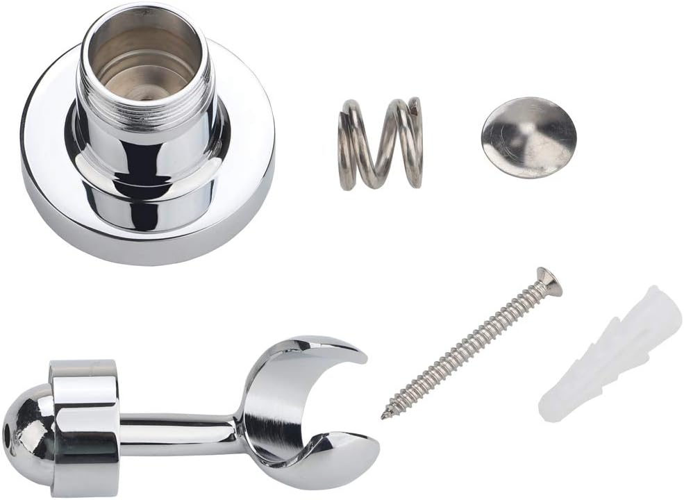 HIMREYLD Shower Head Holder, Shower Holder Bracket Copper Wall Mount for Handheld Showerhead and Standard Shower Hose - Image 4