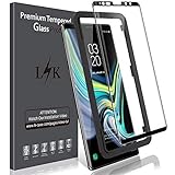 LK Screen Protector for Samsung Galaxy Note 9, [3D Full Coverage Strong Adhesive] Tempered Glass [Installation Tray] [Case Friendly] [Perfect Touch Sensitivity]