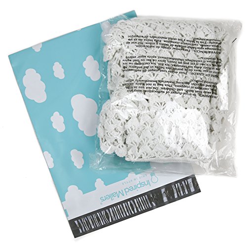 Poly Mailers 10x13 - Clouds Print - Writable Surface: No Label Required – Unpadded Shipping Envelopes – 100 Pack - Thumbnail 4
