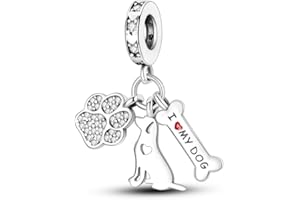 CYCUFF 925 Sterling Silver Charms Suitable for Charm Necklaces, Bracelet Pendants Beads Jewellery Gift for Women Family Friends