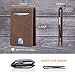 BEARTWO RFID Blocking Bifold Money Clip Wallet, Slim Genuine Leather Minimalist Front Pocket Wallets for Men