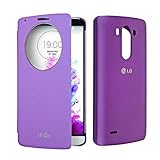 LG L3 Snap On Folio Carrying Case - Quick Circle Case - Violet