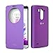 LG L3 Snap On Folio Carrying Case - Quick Circle Case - Violet