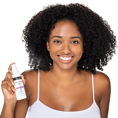 Neutrogena Ultra Sheer Face Mist Sunscreen Spray Broad Spectrum SPF 55