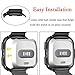 Caramote Compatible for Versa Bands with Case, Resilient Protective Case with Accessory Strap Compatible for Versa Fit bit Versa/Versa Lite/Versa SE/Versa 2 Smart Fitness Watch (Black)