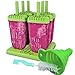 Popsicle Molds with Sticks Ice Pop Maker | 6 Pieces Tupperware Quality BPA Free Silicone with Funnel and Cleaning Brush | Clearance Sale by OctoPops
