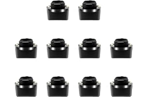 WLJH 10pcs T10 168 Twist Lock Wedge 194 W5W Bulbs Base Sockets Instrument Panel Cluster Plug Lamp Dash Light Bulb