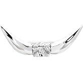 GG Grand General 48180 Chrome Bull Horn Hood Ornament