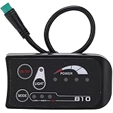 &zwnj;S810 Bike Computer Display - 36V/48V Water Proof Cycling Meter with Speed Tracking for JN Controller &amp; Pasion E-Bikes,22.2mm Handlebar Mount