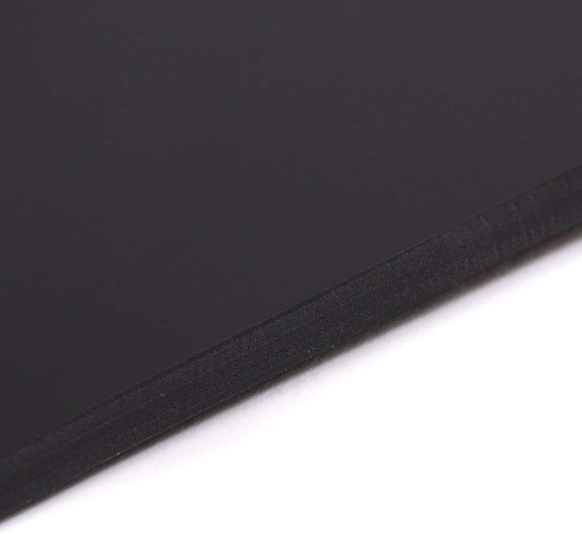 Musiclily 4 Hole Guitar Stratocaster Pickguard Blanks Material for Strat Style Guitar Custom 1Ply Matte Black - Image 3