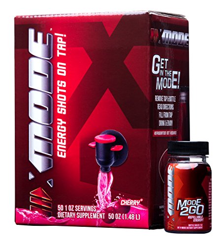 X-Mode Extra Strength Energy Shots on Tap (Cherry, 50 Servings)