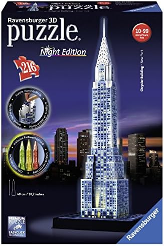 ravensburger 3d puzzle statue of liberty night edition