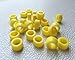 25pcs/Bag Large Type Dental Silicone Instrument Color Code Rings-Yellow