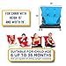 Portable Travel Highchair Harness Safety Seat for Babies Infant Toddler Feeding Time with High Chair Straps, Baby Travel Accessories for Camping Dining Chair, Holds Up to 44 lbs with Hand Wash Cloth