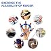 Jeicy Finger Stretcher, Finger Resistance Bands Finger Grip Exerciser Strengtheners Trainer