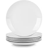 10 Strawberry Street Simply White 10.5" Coupe Dinner Plate, Set of 6