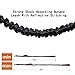 Dog Leash Bungee Double Handle,Shock Absorbing Reflective Elastic Bungee Lead Soft Double Padded 2 Handles for Traffic Safety Control Training, Perfect for Medium to Large Dogs
