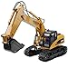 CrossRace Remote Control Excavator,15 Channel Full Functional RC Excavator Toy Toy Construction Tractor with Metal Shovel and Caterpillar