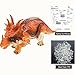 IROCH Dinosaur Action Figure Toys - 12pcs 7 Inch Jumbo STEM Educational Realistic Plastic Dinosaur Playset For 3 Years Up Toddlers and Older Kids+ Easter Eggs (Random Color) (12PCS)