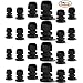 Teenitor 24 Pcs Plastic Waterproof Adjustable 3.5 - 13mm Cable Gland Joints, PG7, PG9, PG11, PG13.5, PG16, Pack of 24