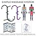 Body Back 'Every Body Bundle Buddy + Buddy Jr. Trigger Point Back Massager, Full Body Muscle Pain Relief, Handheld Massage Stick, Massage Cane