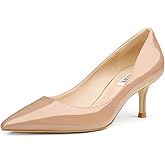 JOY IN LOVE Women's Shoes Low Heels Pointy Toe Kitten Heel Daily Pumps