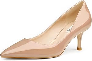 JOY IN LOVE Women's Shoes Low Heels Pointy Toe Kitten Heel Daily Pumps