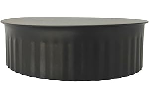IRNYSO lrnyso Metal corrugate Flue Cover Cap，Indoor Chimney Pipe Cap，Round Chimney Stove Pipe Plug，Stove Pipe Cap BM00151 6 inch Fireplace Chimney Pipe 24Gauge